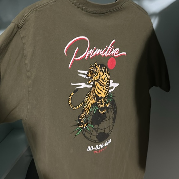 Primitive men’s green short sleeve tee shirt medium - Picture 3 of 3
